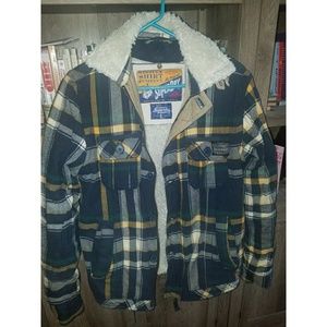 Men's large Superdry fleece lined jacket